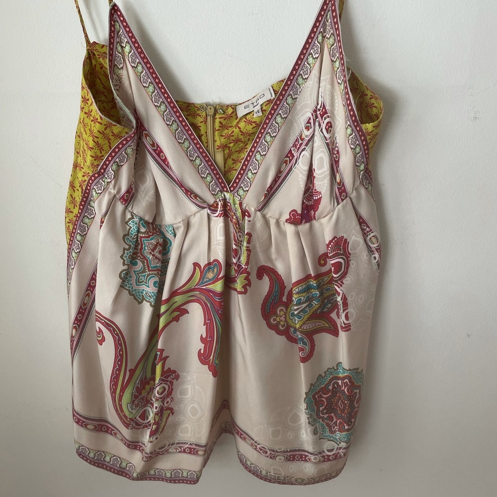 Etro Dragonfly silk Camisole